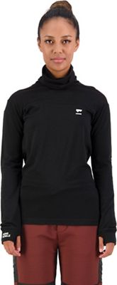 Mons Royale Women's Yotei BF High Neck Top - Small - Black F22 product image