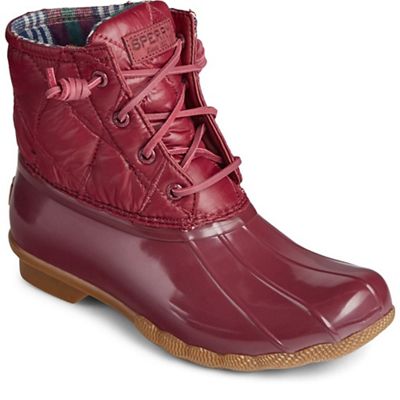 Sperry Women's Saltwater Nylon Quilted Boot - 7 - Cordovan product image