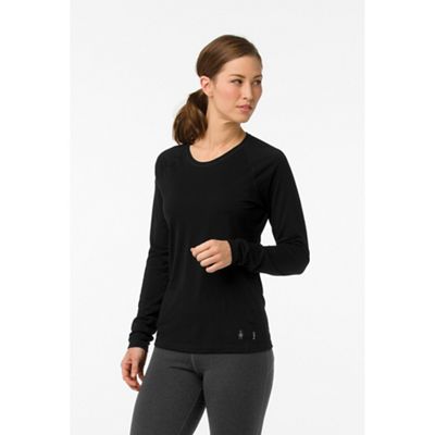 Smartwool Women's Classic All-Season Merino Base Layer Long Sleeve Box - Large - Black product image
