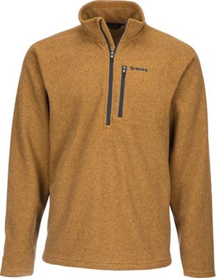 Simms Men's Rivershed Quarter Zip - XXL - Dark Bronze product image