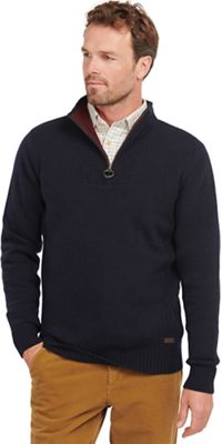 Barbour Men's Nelson Essential Half Zip Sweater - Medium - Navy product image