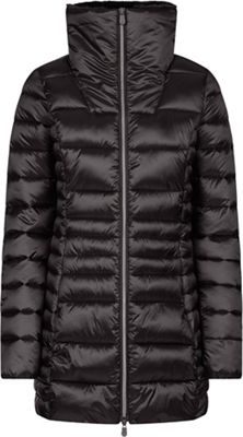 Save The Duck Women's Iris Faux Fur Collar Coat - Small - Black product image