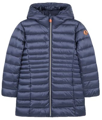 Save The Duck Girl's Iris Long Jacket - 4 - Ebony Grey product image