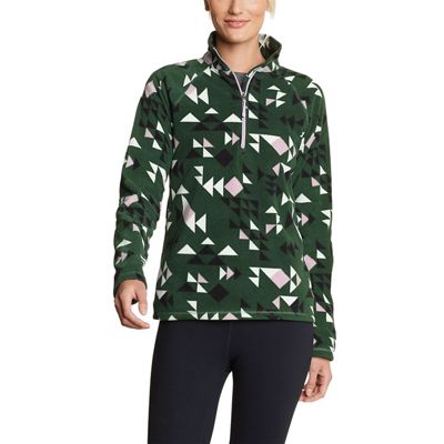 Eddie Bauer Women's Quest 1/4 Zip LS Raglan - Medium - Dark Jade product image