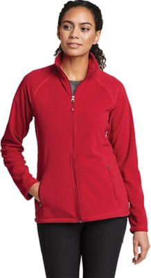 Eddie Bauer Women's Quest LS Raglan Full Zip - Large - Scarlet product image