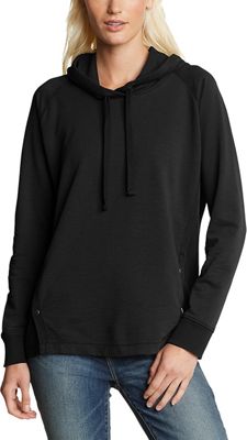 Eddie Bauer Travex Women's Golden Point Terry LS Hoodie - XS - Black product image