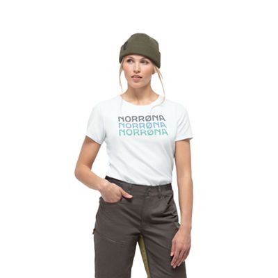 Norrona Women's /29 Cotton Triple T-Shirt - Medium - Pure White product image