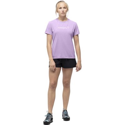 Norrona Women's Tech T-Shirt - Large - Violet Tulle product image