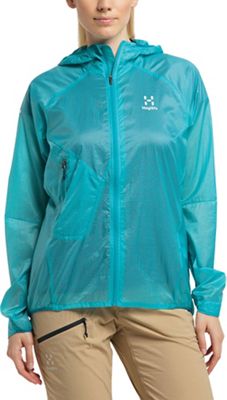 Haglofs Women's L.I.M Shield Comp Hoodie - Medium - Maui Blue product image