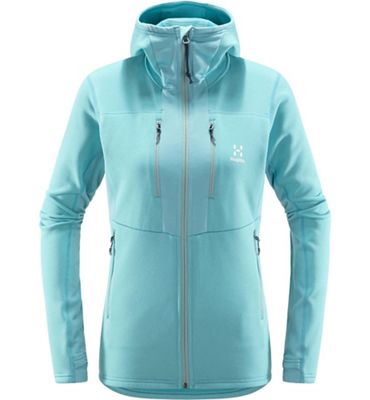 Haglofs Women's Roc Nordic Mid Hoodie - Large - Frost Blue product image