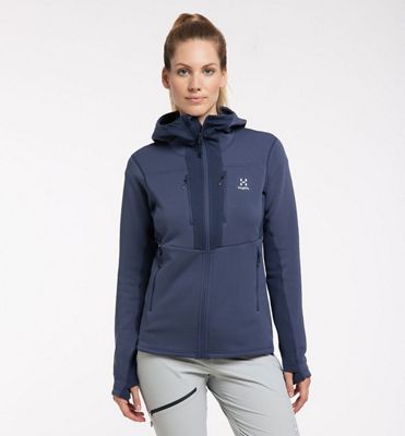 Haglofs Women's Roc Nordic Mid Hoodie - Large - Tarn Blue product image