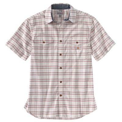 Carhartt Men's Rugged Flex Relaxed Fit Lightweight SS Plaid Shirt - Small Regular - Malt product image