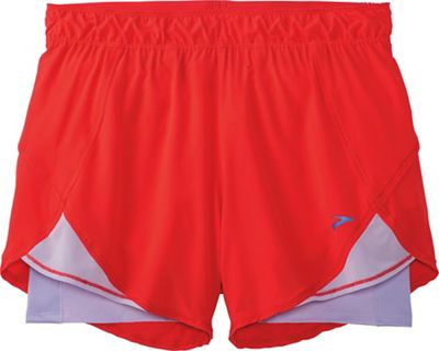 Brooks Women's Chaser 5 Inch 2-In-1 Short - Large - Jamberry / Violet Dash product image