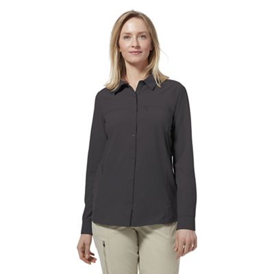 Royal Robbins Women's Bug Barrier Expedition Pro LS - Small - Asphalt product image