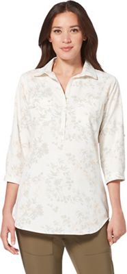 Royal Robbins Women's Expedition II Print Tunic - Medium - Creme Zephyr Pt product image