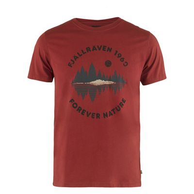 Fjallraven Men's Forest Mirror T-Shirt - Small - Deep Red product image