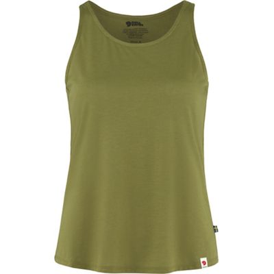 Fjallraven Women's High Coast Lite Tank Top - Small - Moss Green product image