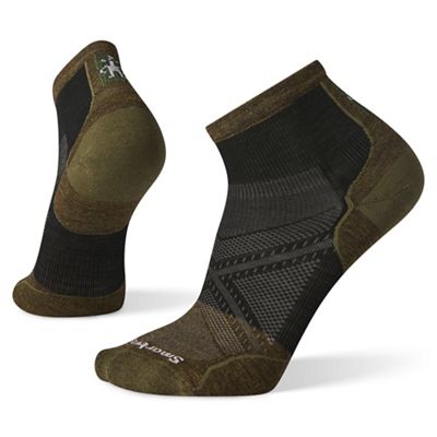 Smartwool Men's PhD Cycle Ultra Light Pattern Mini Sock - Large - Black product image