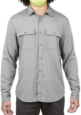 Prana Men's Garvan LS Shirt - Medium - Charcoal product image