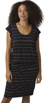 Prana Women's Janey Foundation Dress - XS - Charcoal Heather Stripe product image