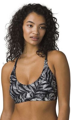 Prana Women's Marina D-Cup Top - 38D/L - Black Springtime product image