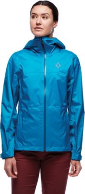 Black Diamond Women's Treeline Rain Shell - Large - Azul product image