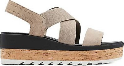 Size 7, SOREL Cameron Flatform Slingback Sandal in Omega Taupe Sea Sal at Nordstrom, Size 7