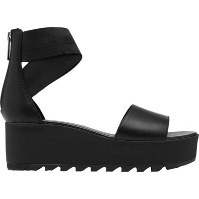 Sorel Women's Cameron Flatform Ankle Strap Sandal - 8 - Black product image
