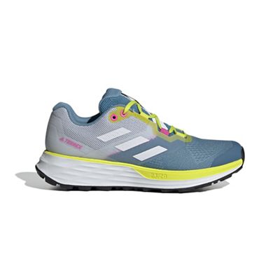 Adidas Women's Terrex Two Flow Shoe - 7 - Hazy Blue / Crystal White / Acid Yellow product image