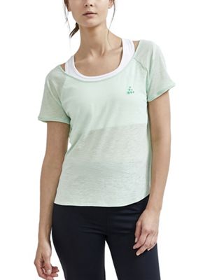 Craft Sportswear Women's Core Charge Cross Back Tee - Small - Xylitol product image