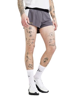 Craft Sportswear Men's Pro Hypervent Split Short - XL - Granite / Ash product image