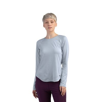 Outdoor Research Women's Argon LS Tee - Large - Titanium product image