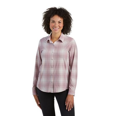 Outdoor Research Women's Astroman LS Sun Shirt - Medium - Moth Plaid product image