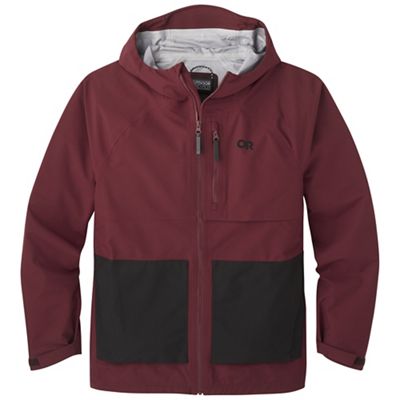 Outdoor Research Men's Cloud Forest Jacket - Small - Burgundy product image
