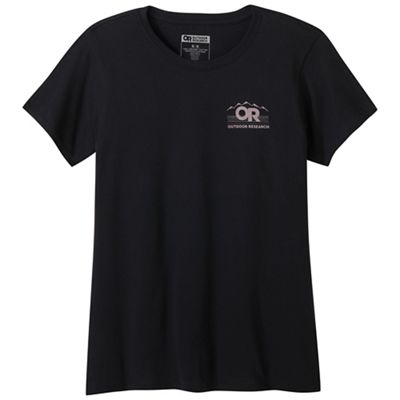 Outdoor Research Women's OR Advocate SS Tee - Small - Black / Moth product image