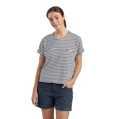 Outdoor Research Women's Terra SS Tee - XL - Naval Blue Stripe product image