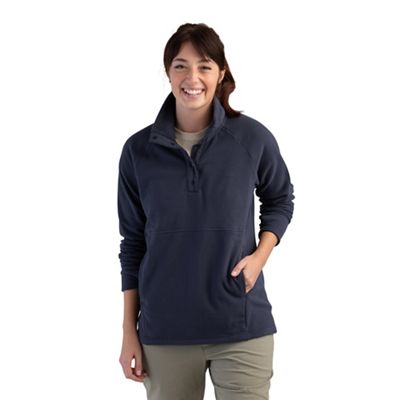 Outdoor Research Women's Trail Mix Snap Pullover - Small - Naval Blue product image