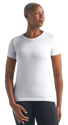 Icebreaker Women's Motion Seamless SS Crewe - Medium - Milkwood Heather product image