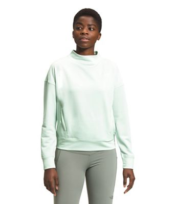 The North Face Women's Basin Pullover - Medium - Green Mist Heather product image