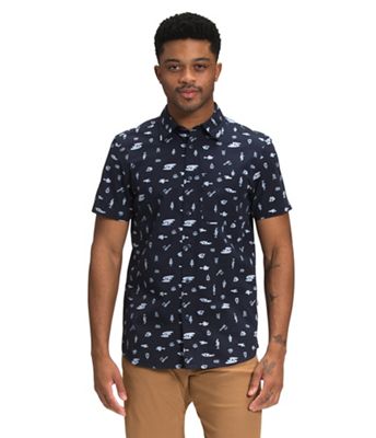 The North Face Men's Baytrail Pattern SS Shirt - Medium - Aviator Navy Camp Tools Print product image