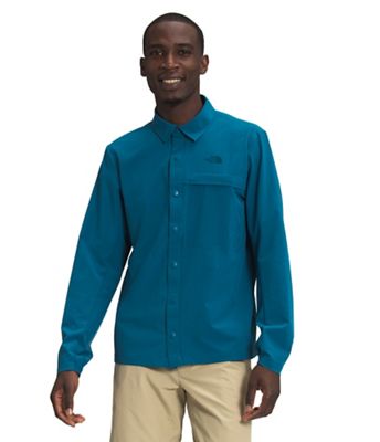 The North Face Men's First Trail UPF LS Shirt - Medium - Moroccan Blue product image