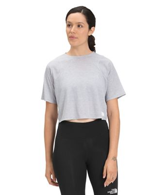 The North Face Women's Vyrtue SS Boxy Crop - Small - TNF Light Grey Heather product image