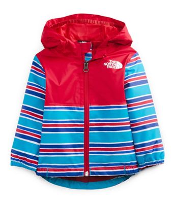 The North Face Infant Zipline Rain Jacket - 0-3M - Meridian Blue Painted Stripe Print product image