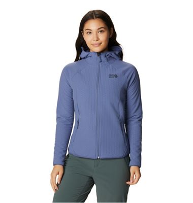 Mountain Hardwear Women's Keele Grid Hoody - Large - Northern Blue product image