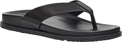 Ugg Men's Wainscott Flip Flop - 8 - Black Leather product image