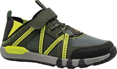 Merrell Boys' Hydro Free Roam Shoe - 2 - Olive / Black / Lime product image