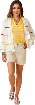 Carve Designs Women's Kirby Cardigan - Medium - Cloud Multi Stripe product image