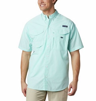Columbia Men's Super Bonehead Classic SS Shirt - Medium - Gulf Stream Gingham product image