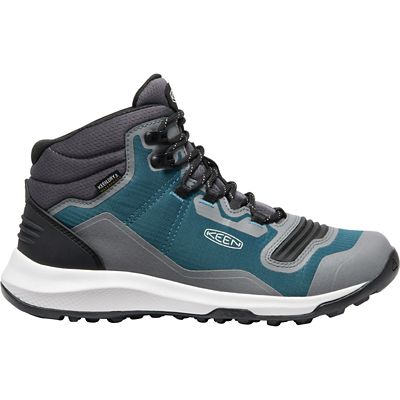 KEEN Women's Tempo Flex Mid Waterproof Boot - 7.5 - Blue Coral / Star White product image