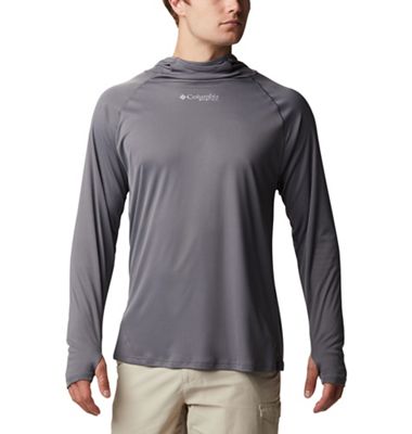Columbia Men's PFG Econet Knit Hoodie - XL - City Grey product image